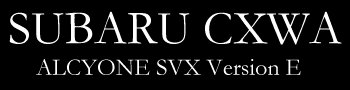 SUBARU CXWA